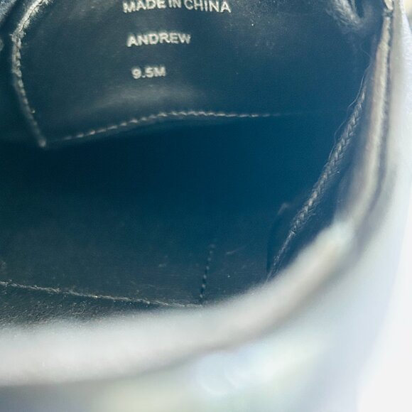 Alfani Mens Andrew Black Lace Up Derby Dress Shoes Size 9.5 M - Picture 9 of 10